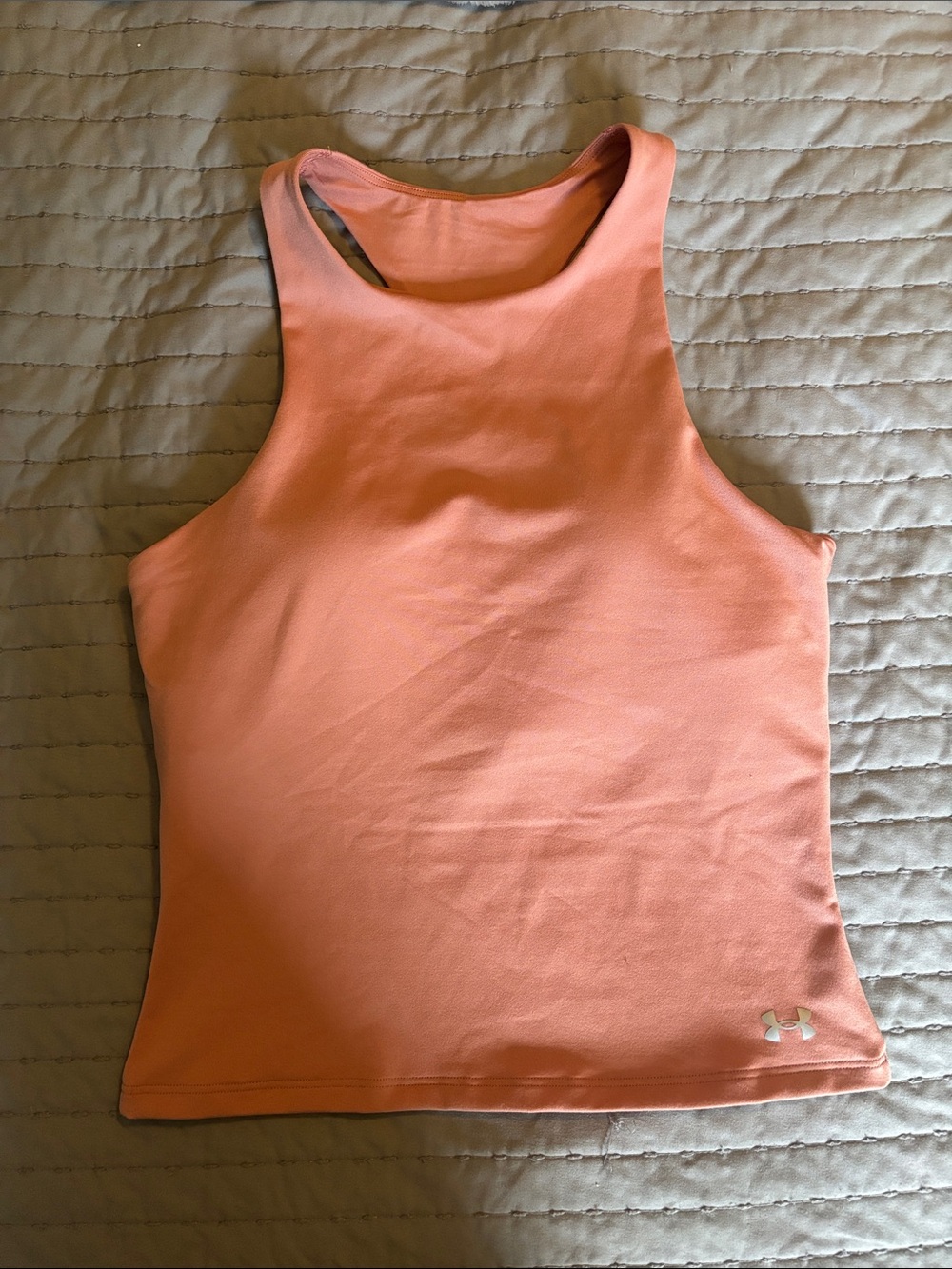 Brand New Under Armour Peach Racerback Performance Tank - Women's